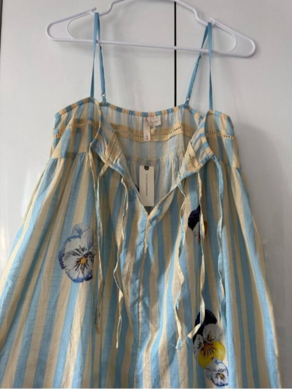 NWT Size M - Nay Bellamy x Anthropologie 100% Cotton Midi Nap Dress (US$ 128) - Picture 8 of 14